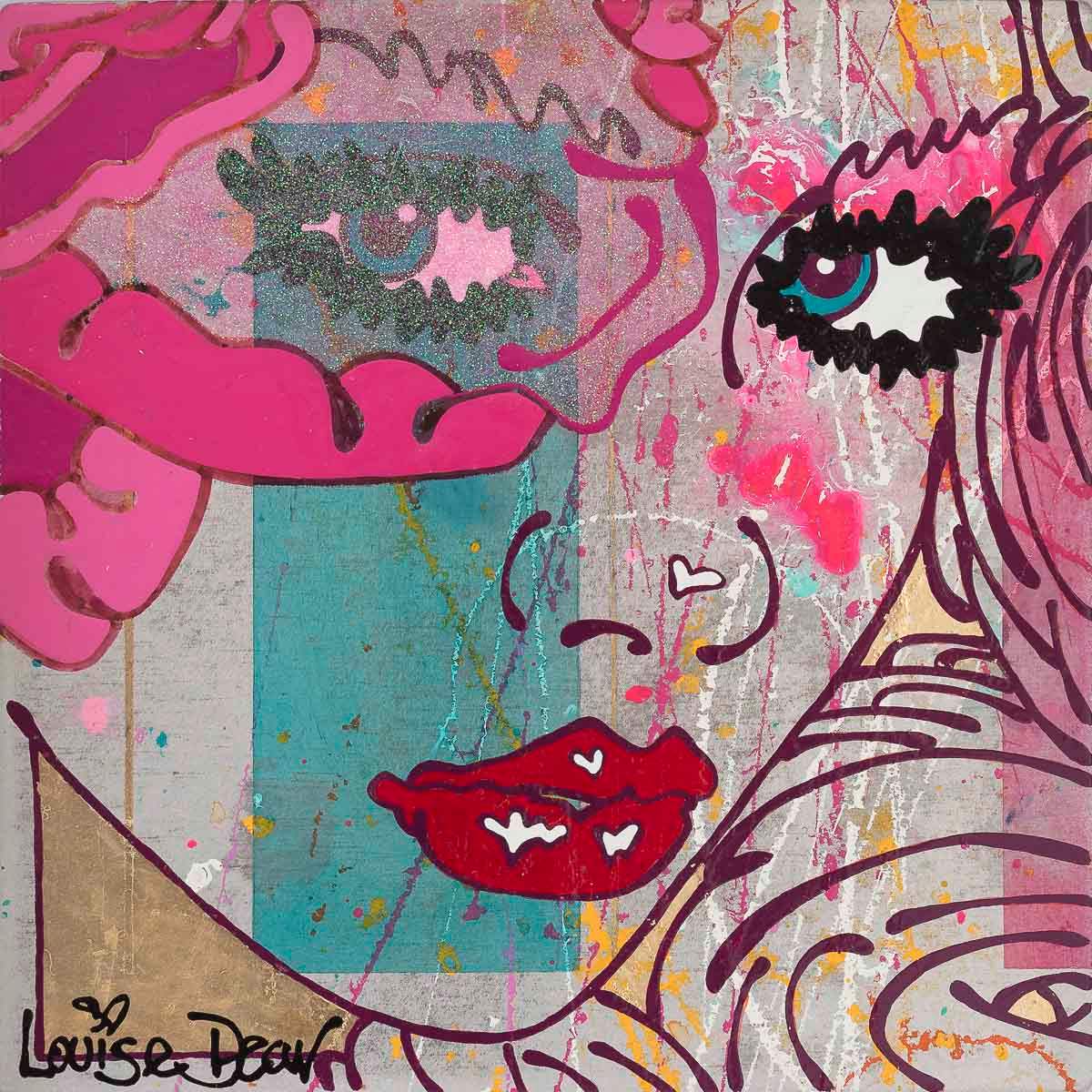 Swing From The Chandelier - Original Sketch by artist Louise Dear - Wyecliffe Galleries