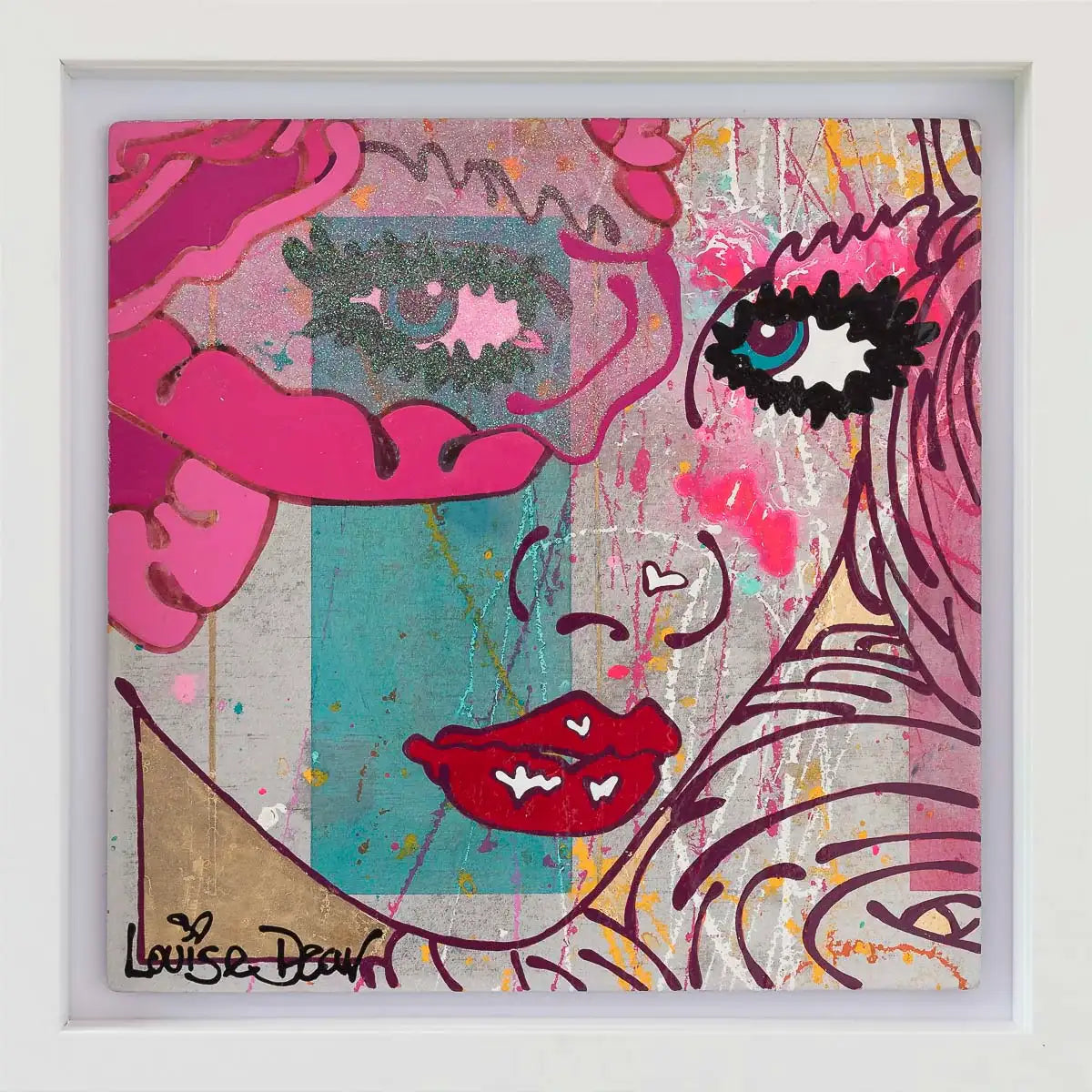 Swing From The Chandelier - Original Sketch by artist Louise Dear - Wyecliffe Galleries