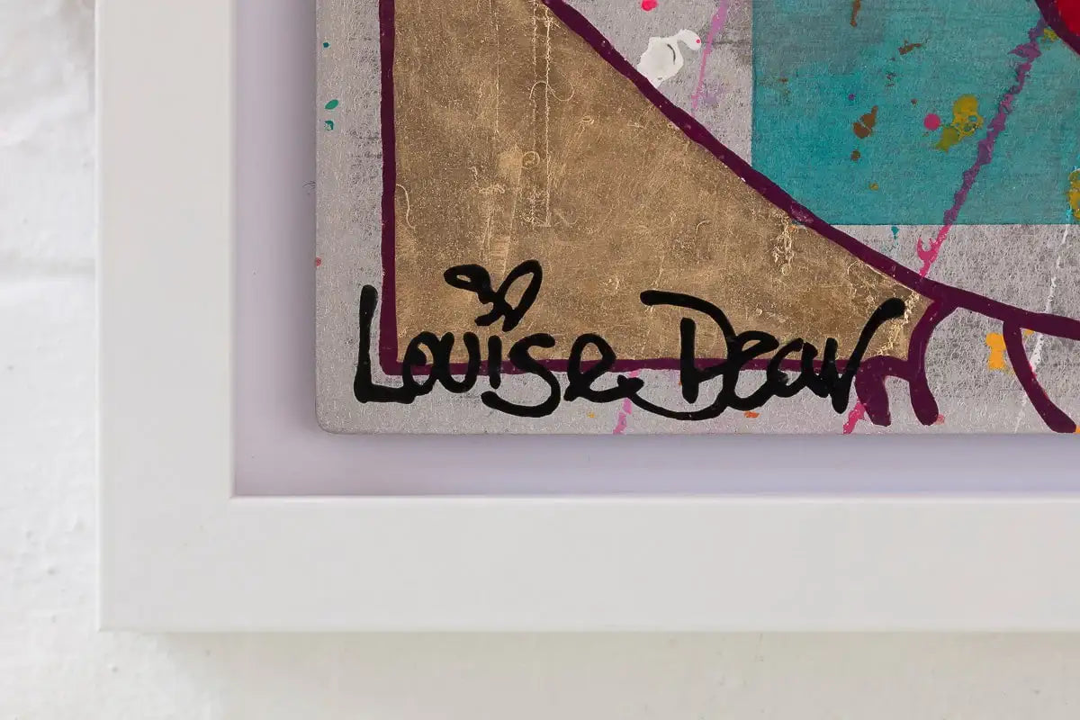 Swing From The Chandelier - Original Sketch by artist Louise Dear - Wyecliffe Galleries