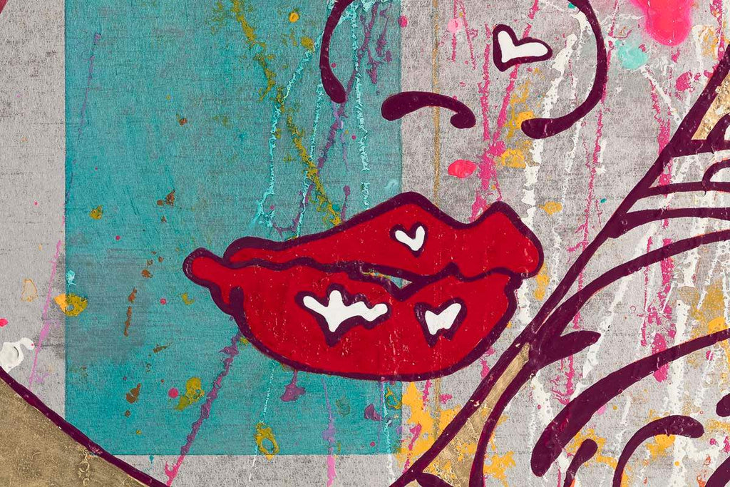 Swing From The Chandelier - Original Sketch by artist Louise Dear - Wyecliffe Galleries