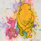 The BFF's (French Fancy) - Original - SOLD by artist Louise Dear - Wyecliffe Galleries