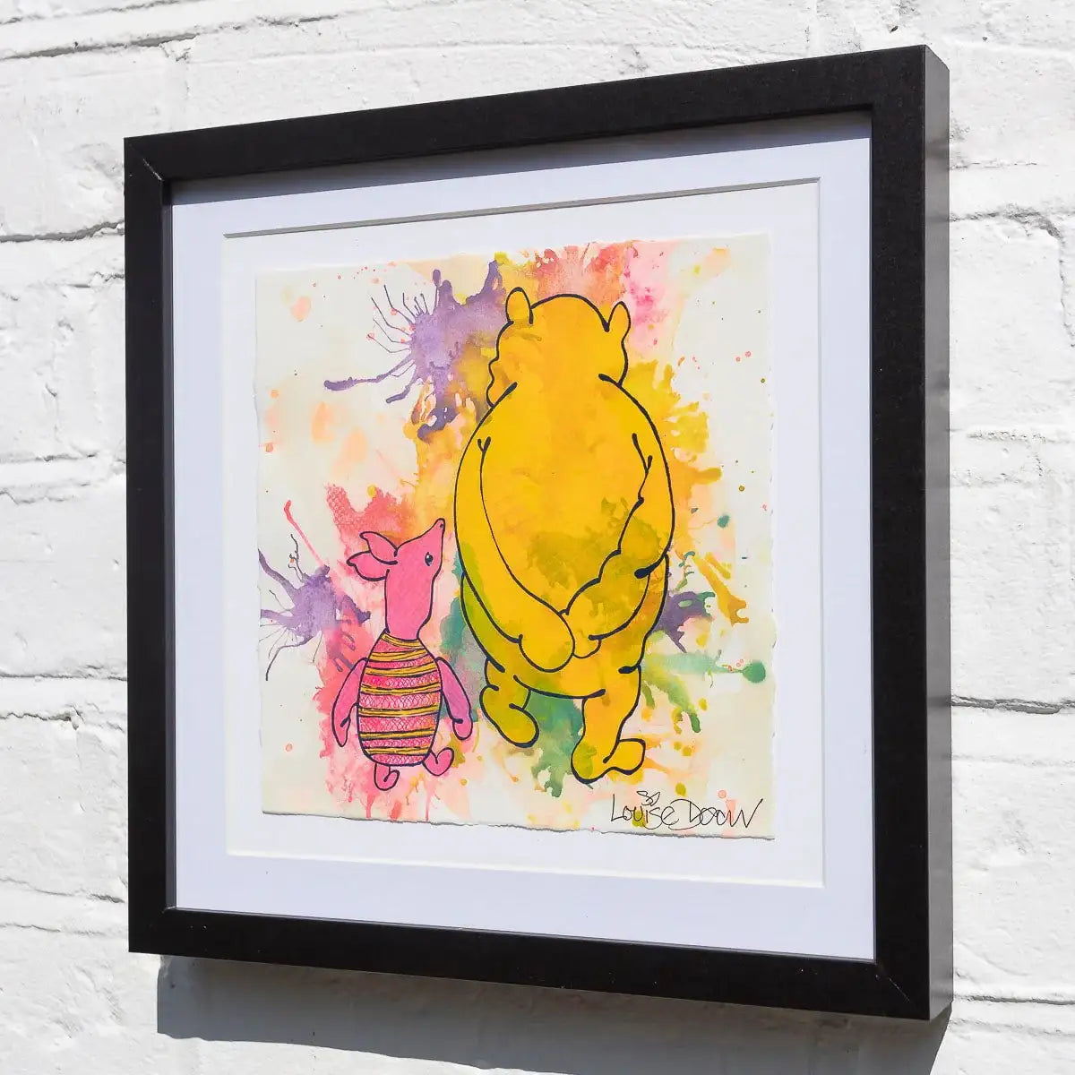 The BFF's (French Fancy) - Original - SOLD by artist Louise Dear - Wyecliffe Galleries