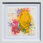 The BFF's (French Fancy) - Original - SOLD by artist Louise Dear - Wyecliffe Galleries