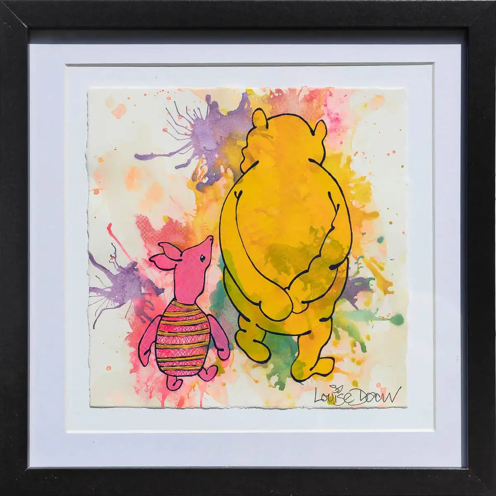 The BFF's (French Fancy) - Original - SOLD by artist Louise Dear - Wyecliffe Galleries