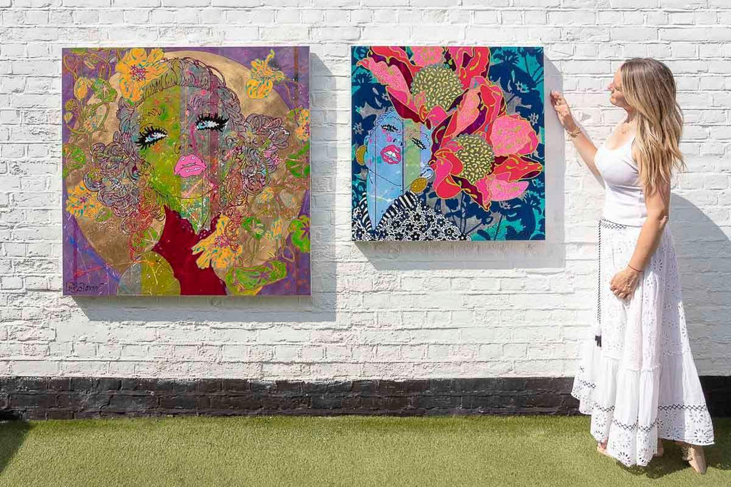 There Are No Rules - Original by artist Louise Dear - Wyecliffe Galleries