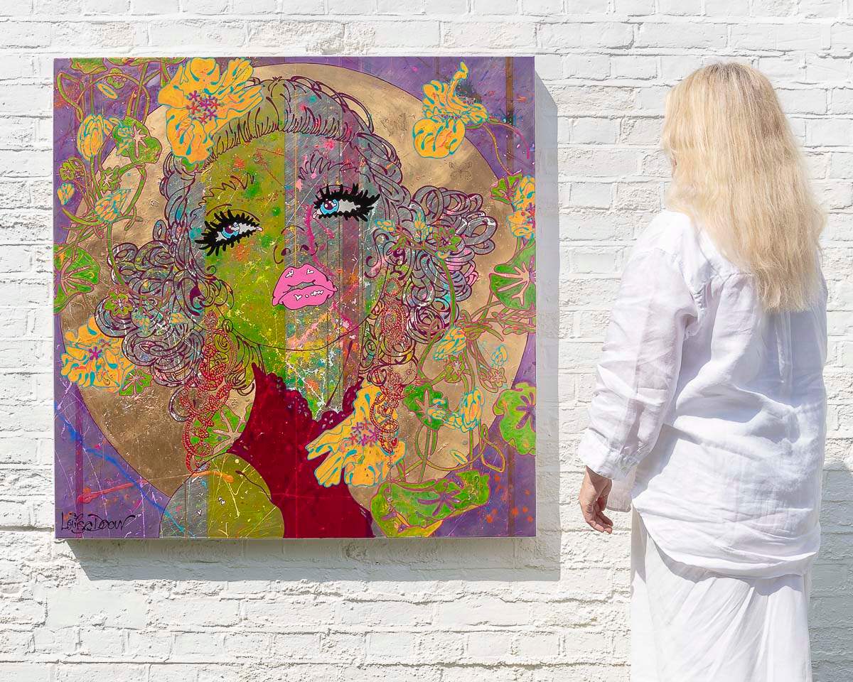 The Rhythm Divine - Original by artist Louise Dear - Wyecliffe Galleries