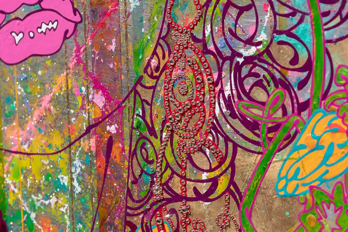 The Rhythm Divine - Original by artist Louise Dear - Wyecliffe Galleries