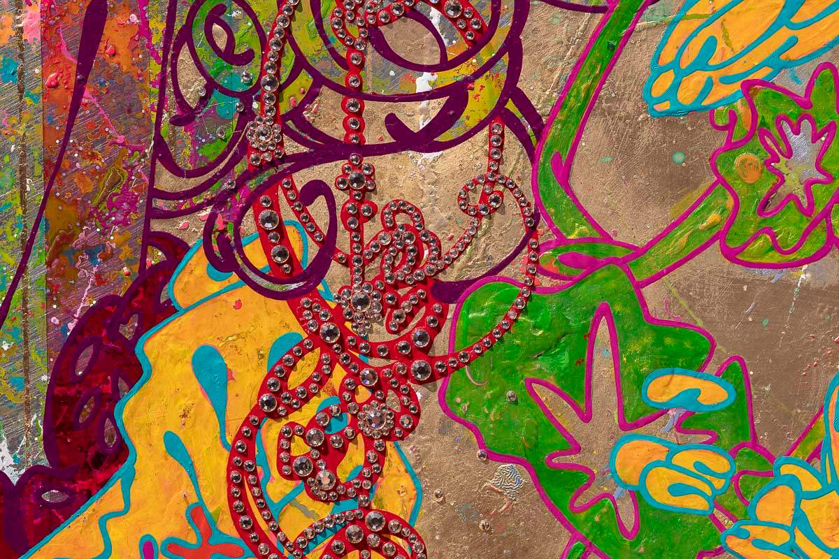 The Rhythm Divine - Original by artist Louise Dear - Wyecliffe Galleries
