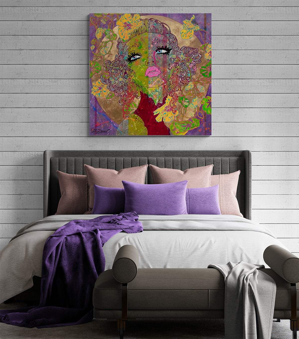The Rhythm Divine - Original by artist Louise Dear - Wyecliffe Galleries
