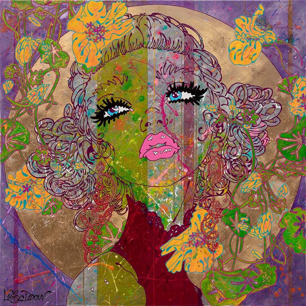 The Rhythm Divine - Original by artist Louise Dear - Wyecliffe Galleries