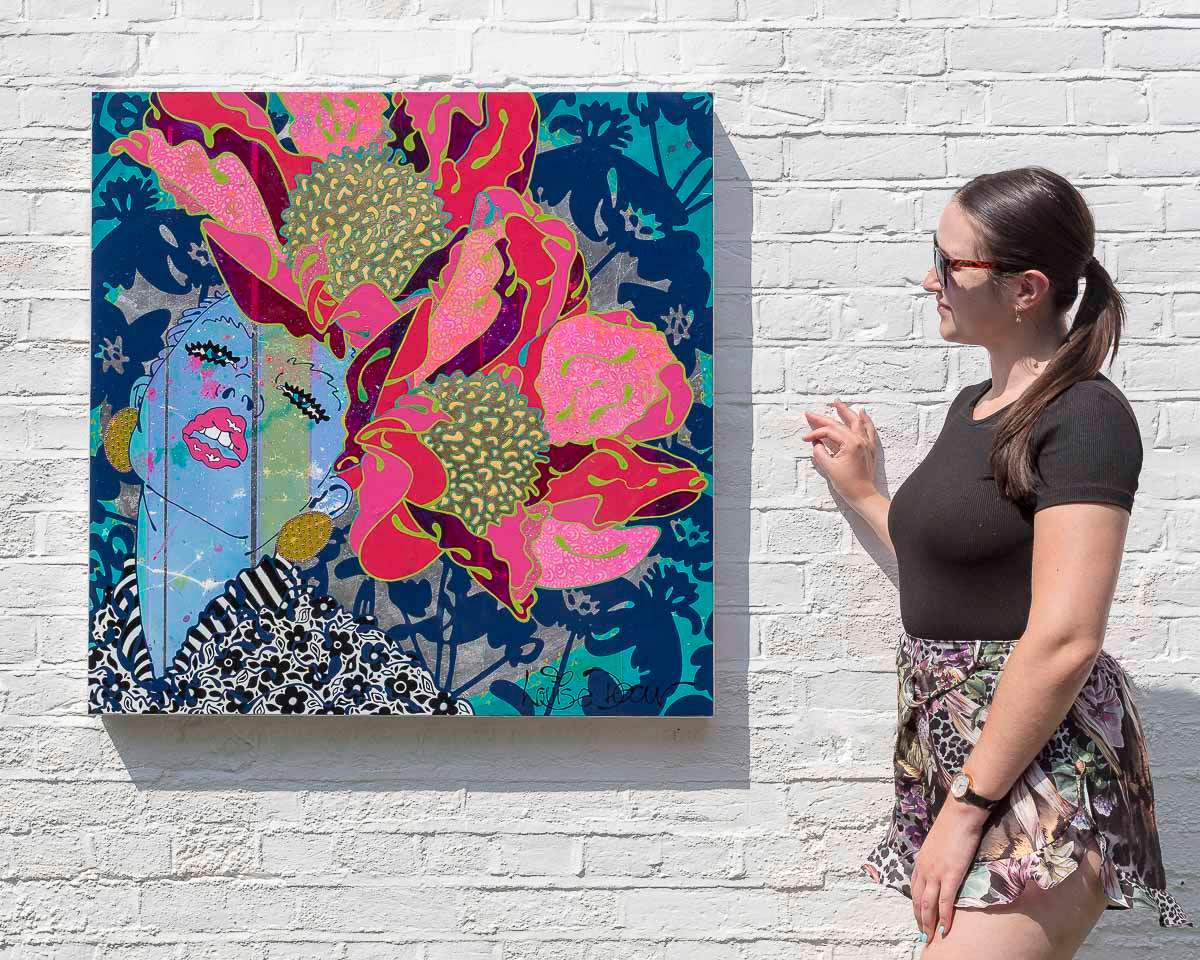 There Are No Rules - Original by artist Louise Dear - Wyecliffe Galleries