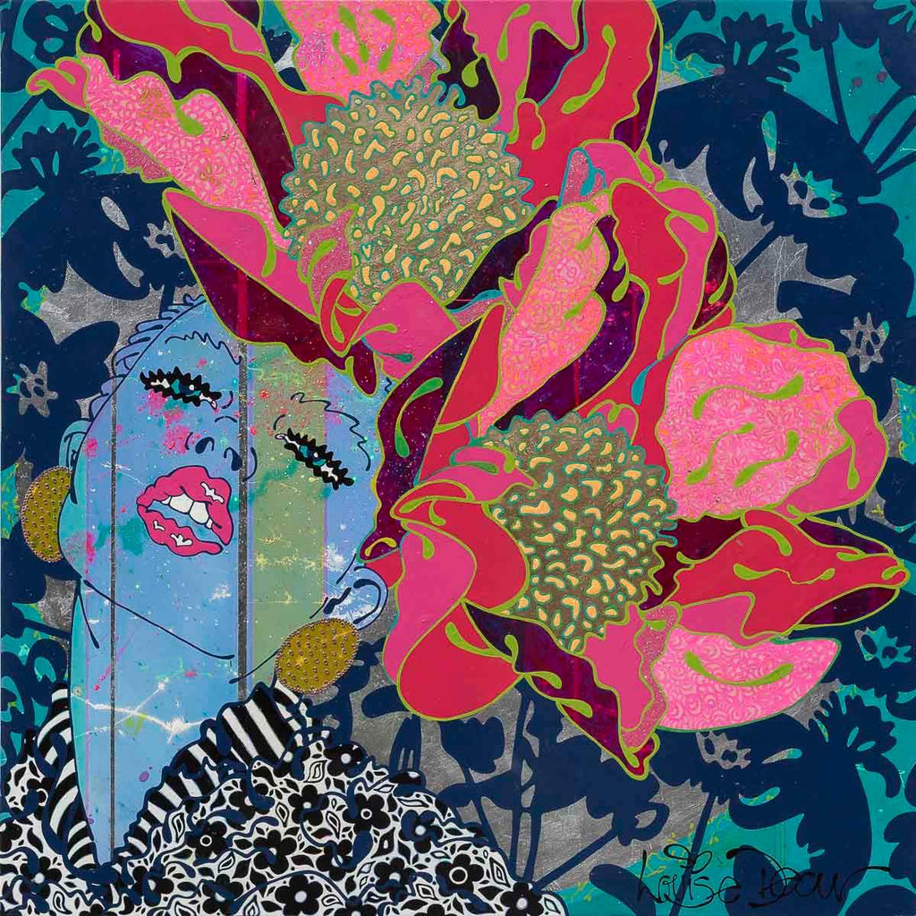 There Are No Rules - Original by artist Louise Dear - Wyecliffe Galleries