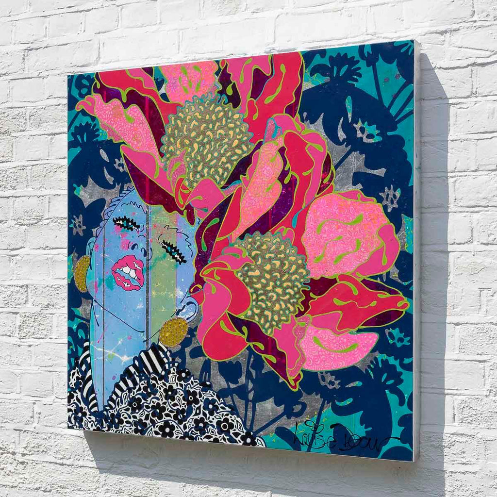 There Are No Rules - Original by artist Louise Dear - Wyecliffe Galleries