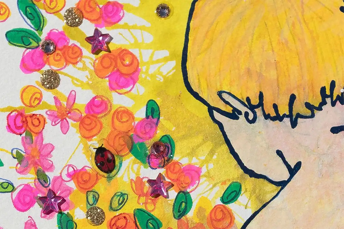 Tinkle (French Fancy) - Original - SOLD by artist Louise Dear - Wyecliffe Galleries