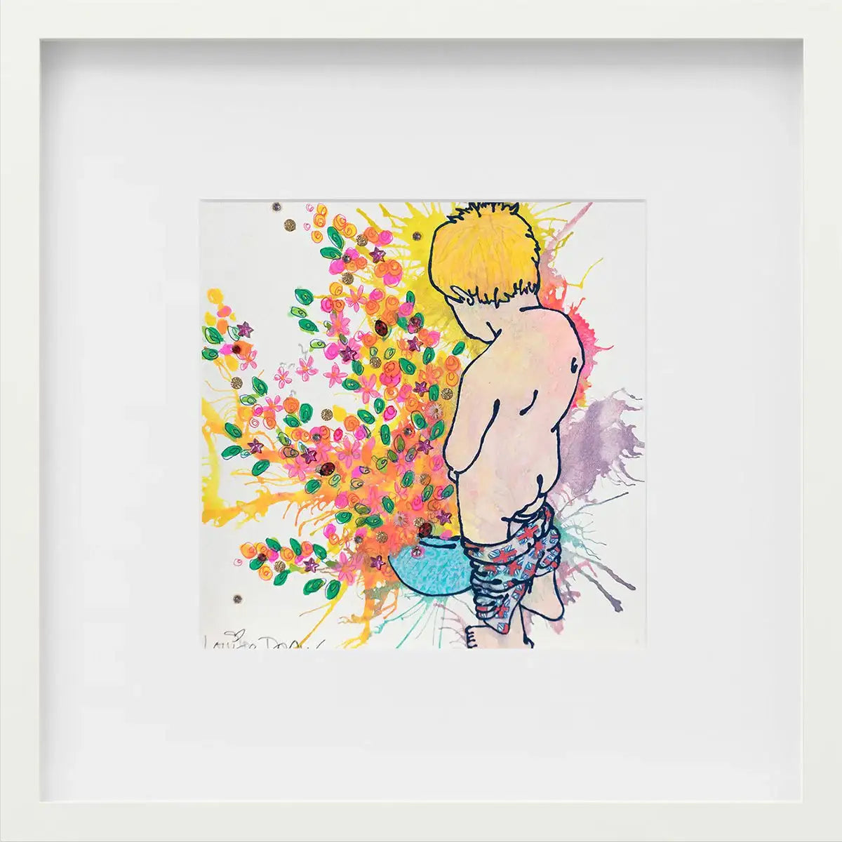Tinkle (French Fancy) - Original - SOLD by artist Louise Dear - Wyecliffe Galleries