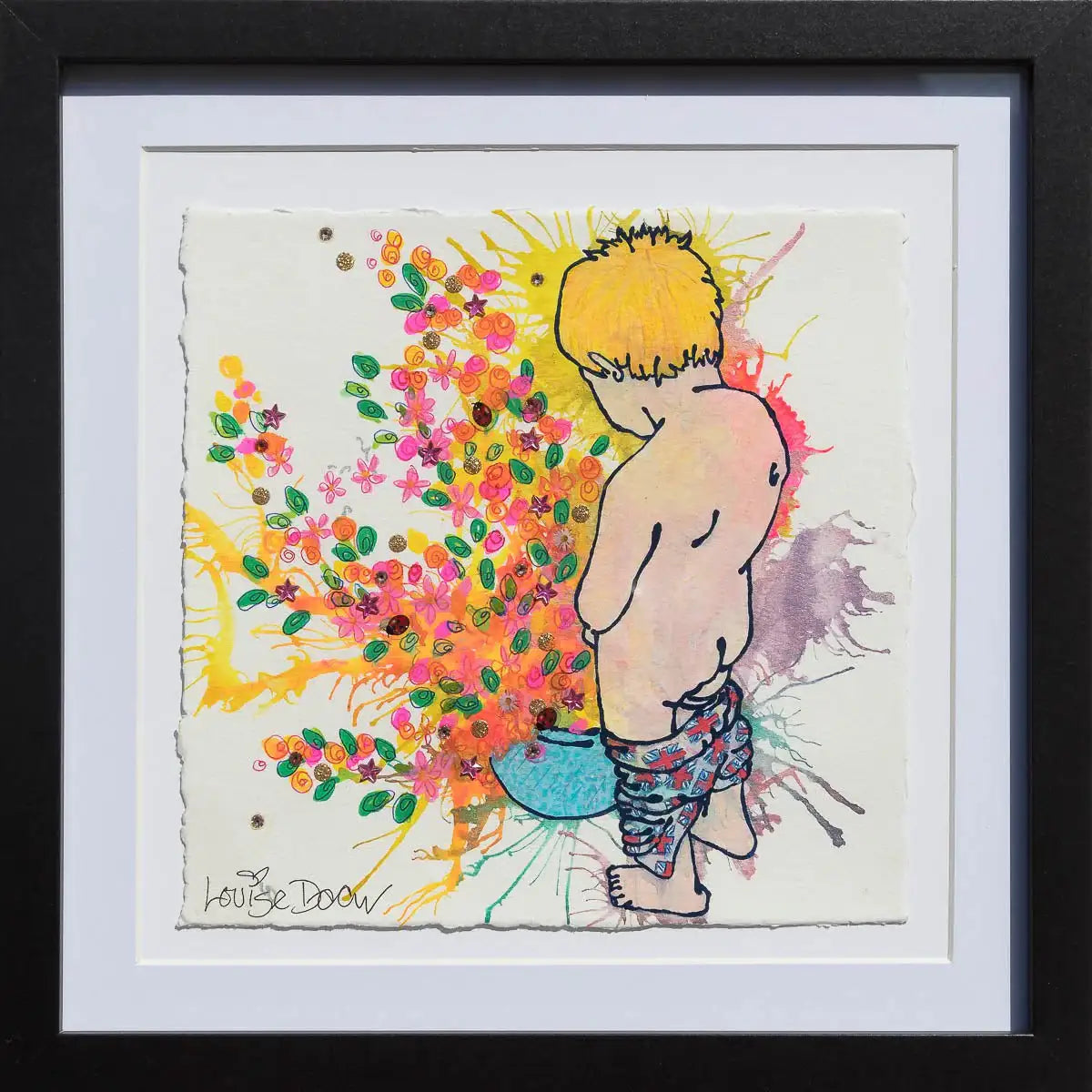 Tinkle (French Fancy) - Original - SOLD by artist Louise Dear - Wyecliffe Galleries