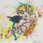 True Love (French Fancy) - Original - SOLD by artist Louise Dear - Wyecliffe Galleries