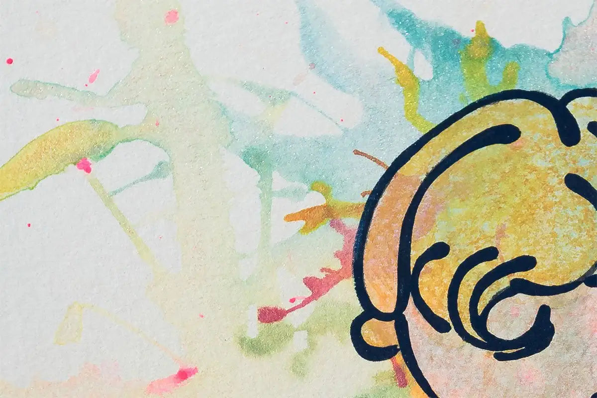 True Love (French Fancy) - Original - SOLD by artist Louise Dear - Wyecliffe Galleries