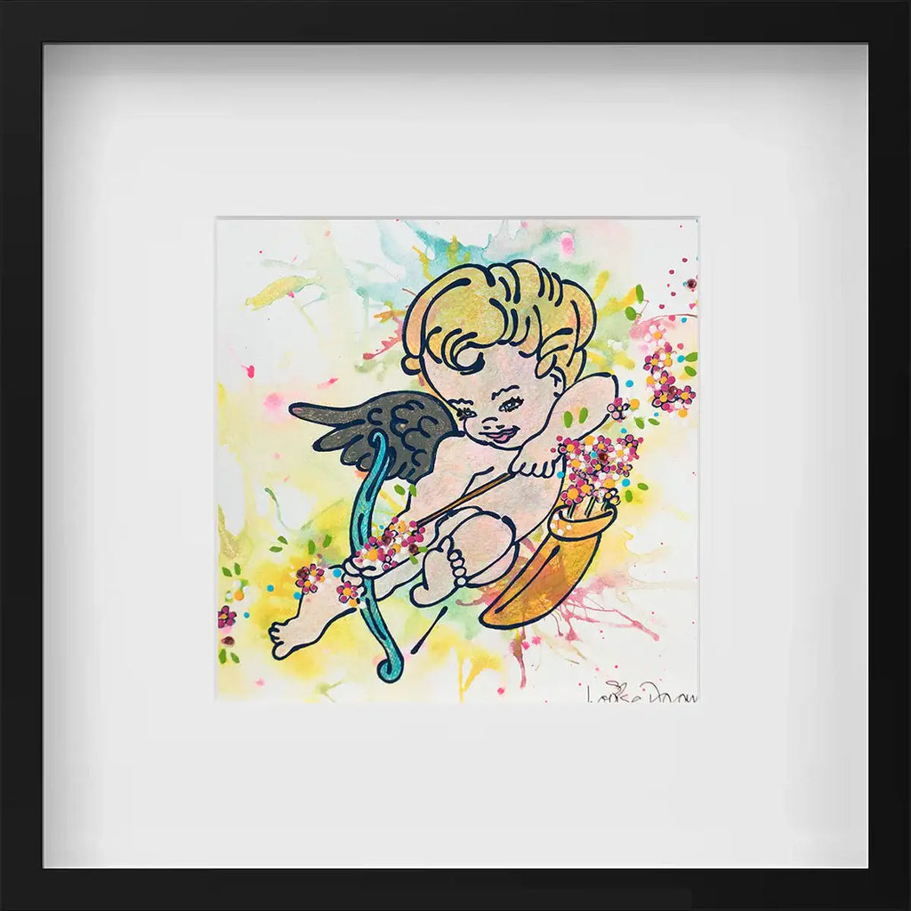 True Love (French Fancy) - Original - SOLD by artist Louise Dear - Wyecliffe Galleries