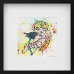 True Love (French Fancy) - Original - SOLD by artist Louise Dear - Wyecliffe Galleries