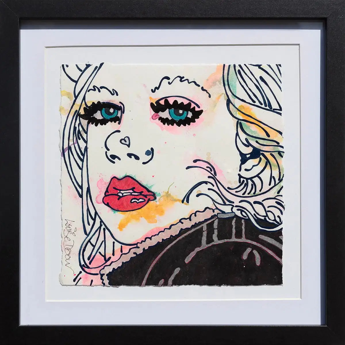 True Romance - Original Louise Dear Black Matte Frame