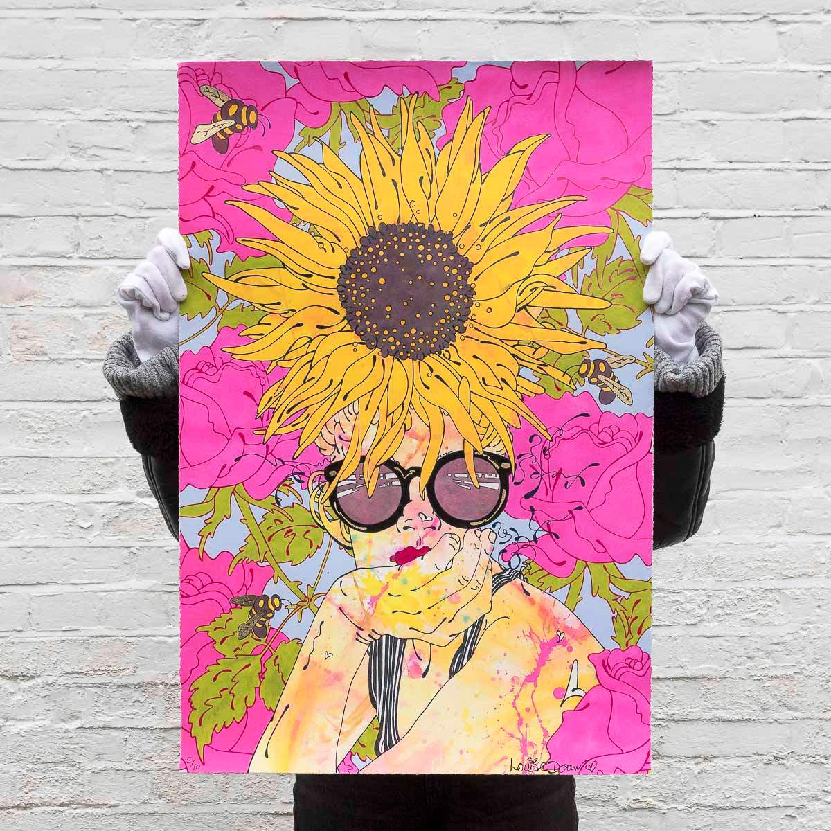 You Are My Sunshine - Edition by artist Louise Dear - Wyecliffe Galleries