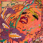 YumYum - My Dreams - Original Sketch by artist Louise Dear - Wyecliffe Galleries