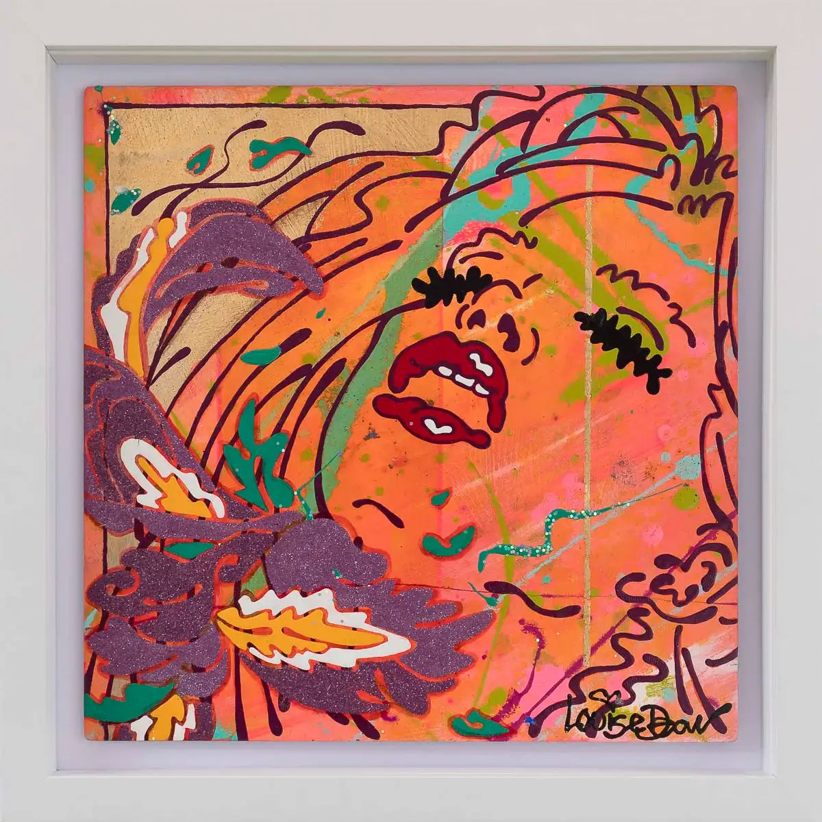 YumYum - My Dreams - Original Sketch by artist Louise Dear - Wyecliffe Galleries