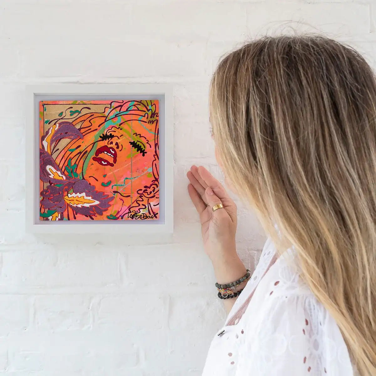 YumYum - My Dreams - Original Sketch by artist Louise Dear - Wyecliffe Galleries