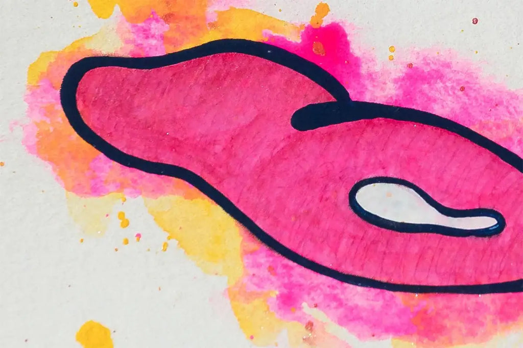 YumYum (French Fancy) - Original by artist Louise Dear - Wyecliffe Galleries