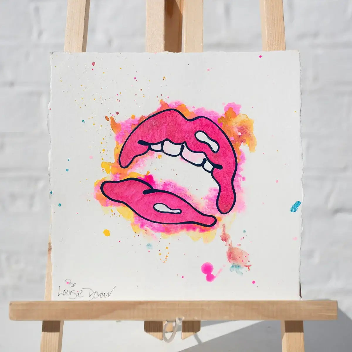YumYum (French Fancy) - Original by artist Louise Dear - Wyecliffe Galleries