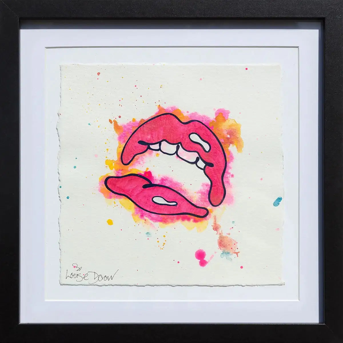 YumYum (French Fancy) - Original by artist Louise Dear - Wyecliffe Galleries