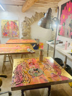 YumYum Summer Sun - Original - SOLD by artist Louise Dear - Wyecliffe Galleries