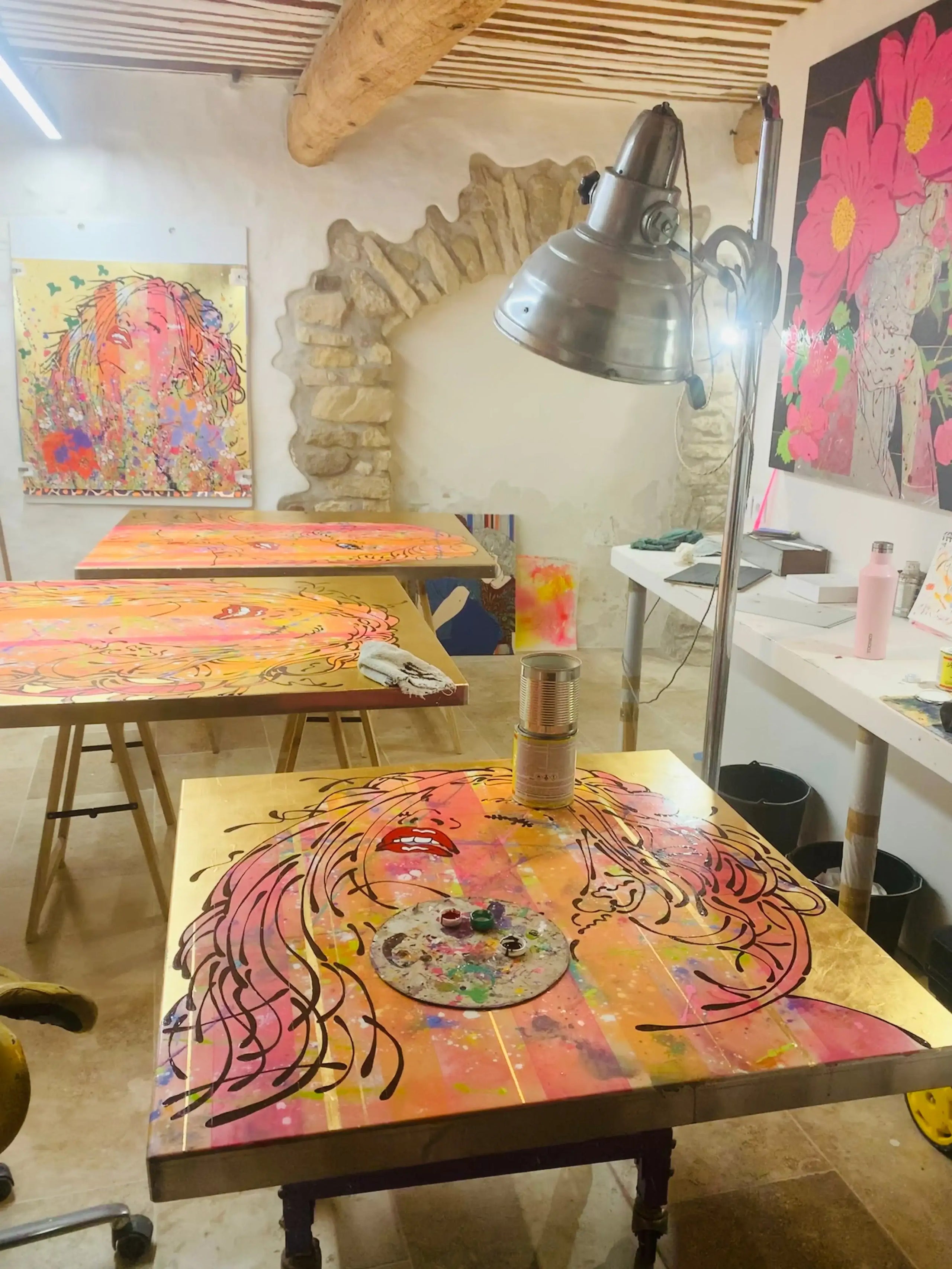 YumYum Summer Sun - Original - SOLD by artist Louise Dear - Wyecliffe Galleries