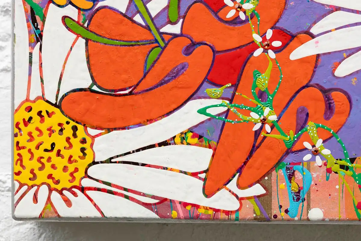 YumYum Summer Sun - Original - SOLD by artist Louise Dear - Wyecliffe Galleries