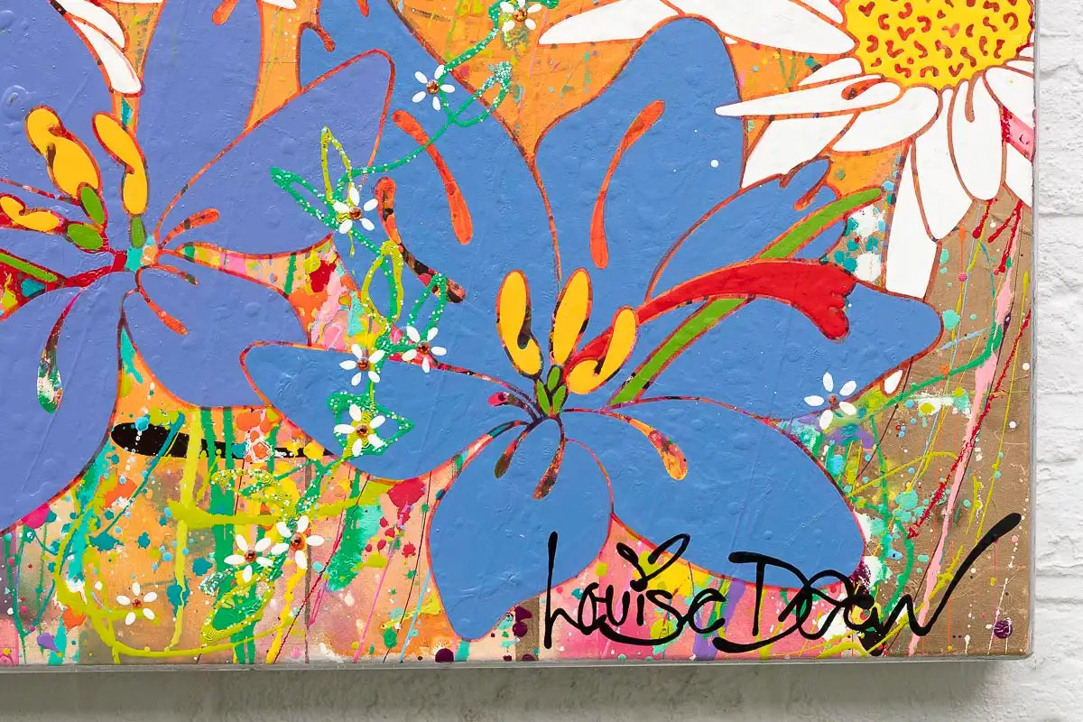 YumYum Summer Sun - Original - SOLD by artist Louise Dear - Wyecliffe Galleries