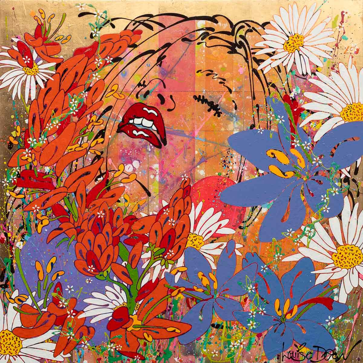 YumYum Summer Sun - Original - SOLD by artist Louise Dear - Wyecliffe Galleries