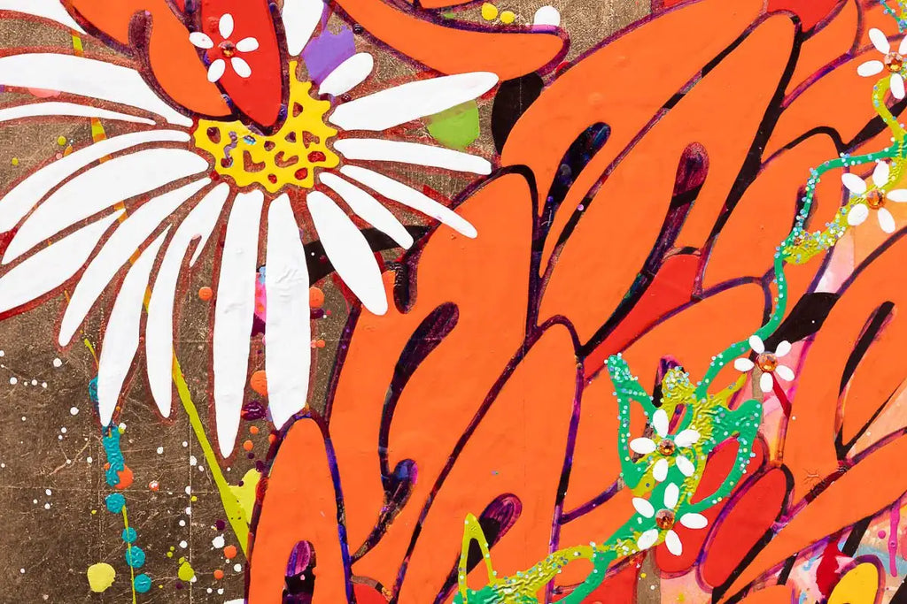 YumYum Summer Sun - Original - SOLD by artist Louise Dear - Wyecliffe Galleries