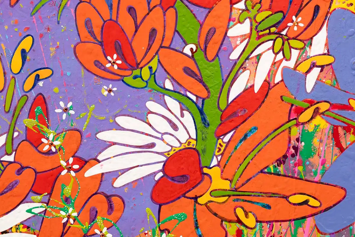 YumYum Summer Sun - Original - SOLD by artist Louise Dear - Wyecliffe Galleries