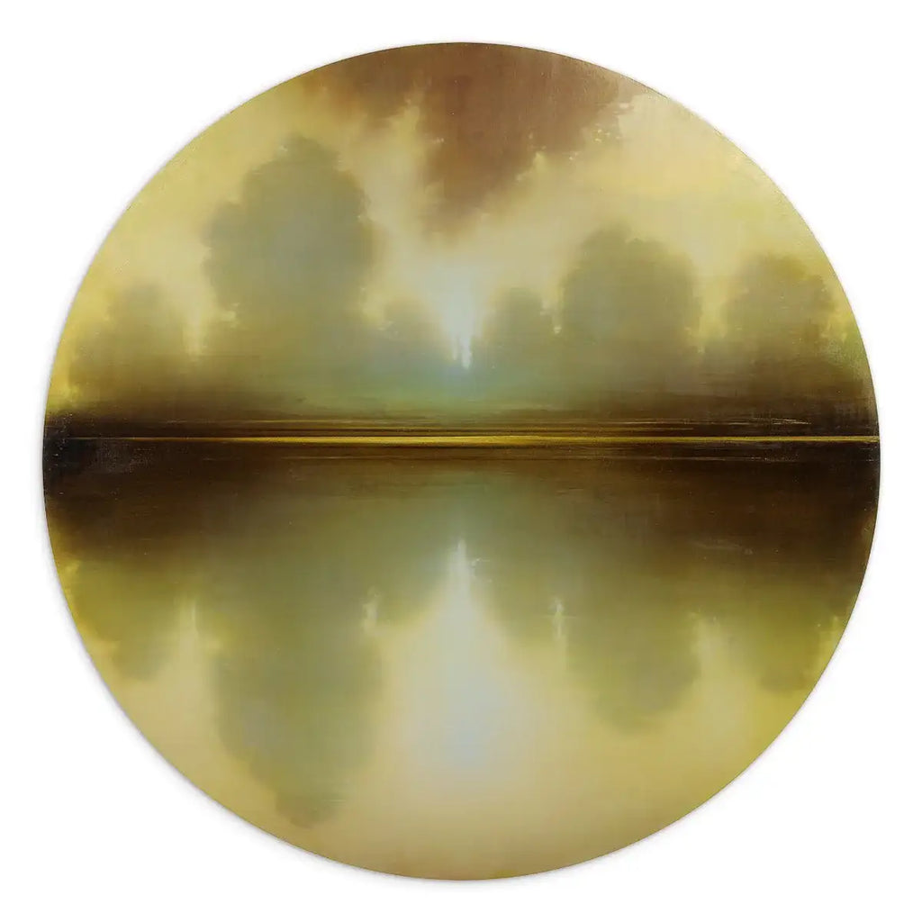 Autumn Riverside - Original - SOLD by artist Louise Fairchild - Wyecliffe Galleries