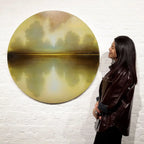 Autumn Riverside - Original - SOLD by artist Louise Fairchild - Wyecliffe Galleries