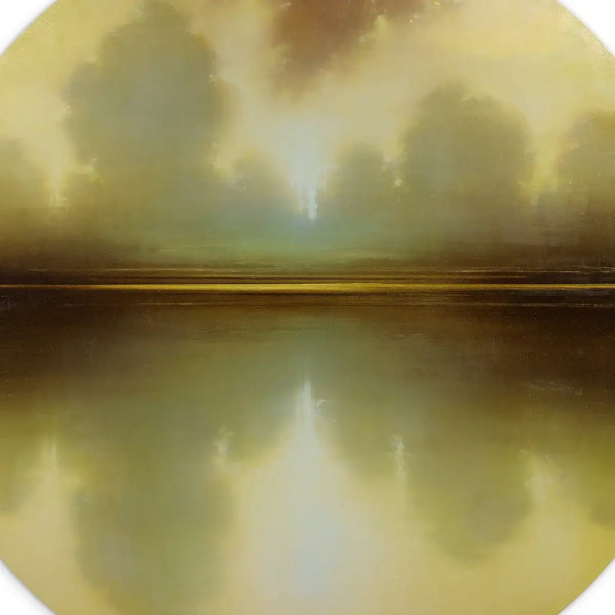 Autumn Riverside - Original - SOLD by artist Louise Fairchild - Wyecliffe Galleries