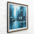 Crossing The Streets Of Manhattan - Original - SOLD by artist Mark Beresford - Wyecliffe Galleries