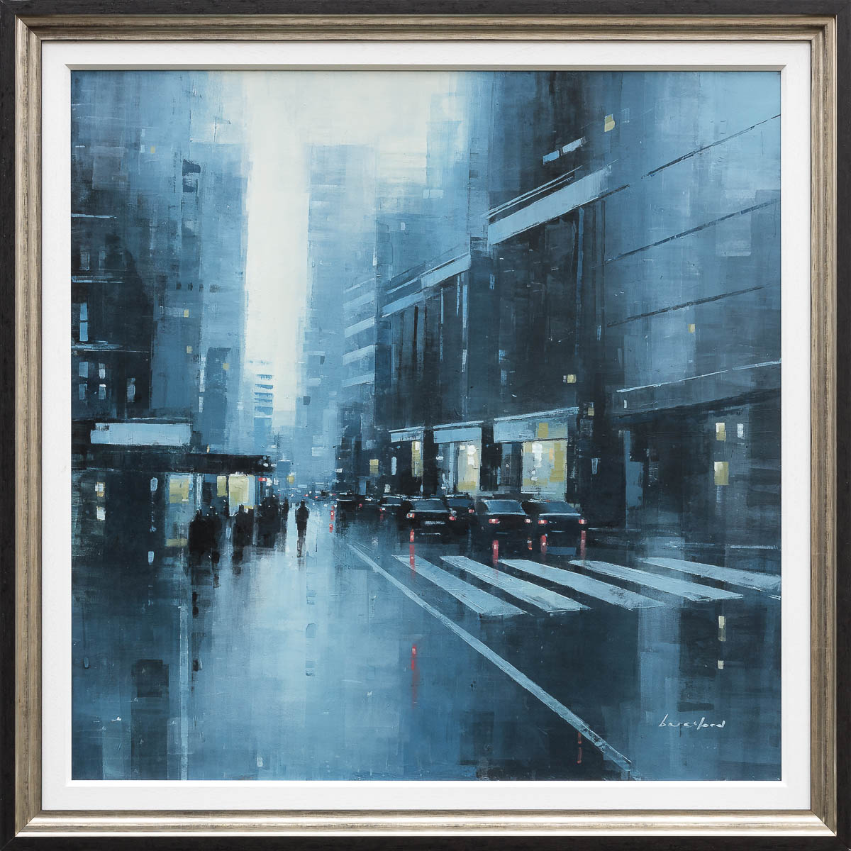 Crossing The Streets Of Manhattan - Original Mark Beresford Original