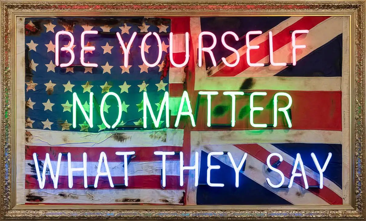 Be Yourself - Original by artist Mark Illuminati - Wyecliffe Galleries