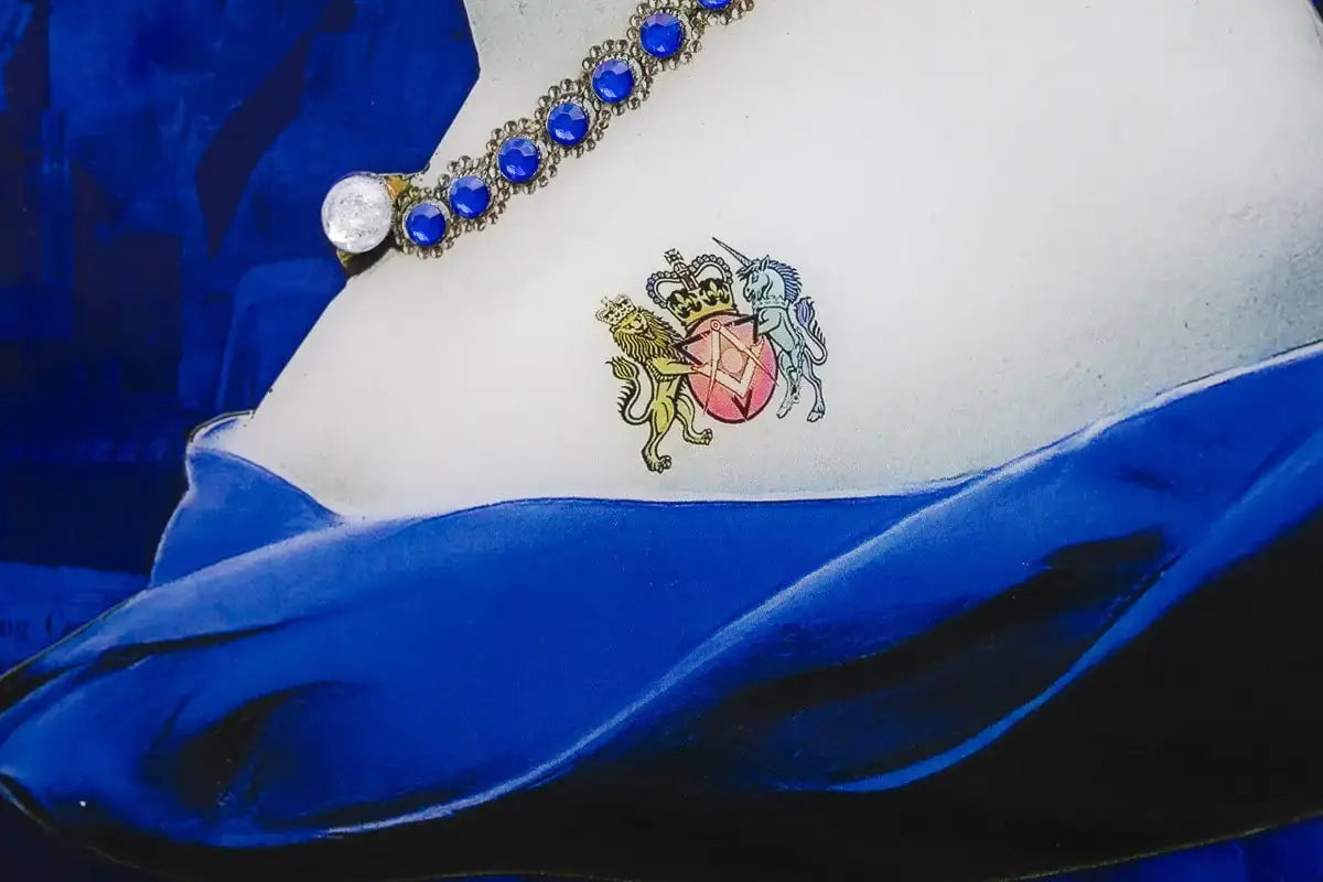 Blue Glass Queen - Edition by artist Mark Illuminati - Wyecliffe Galleries