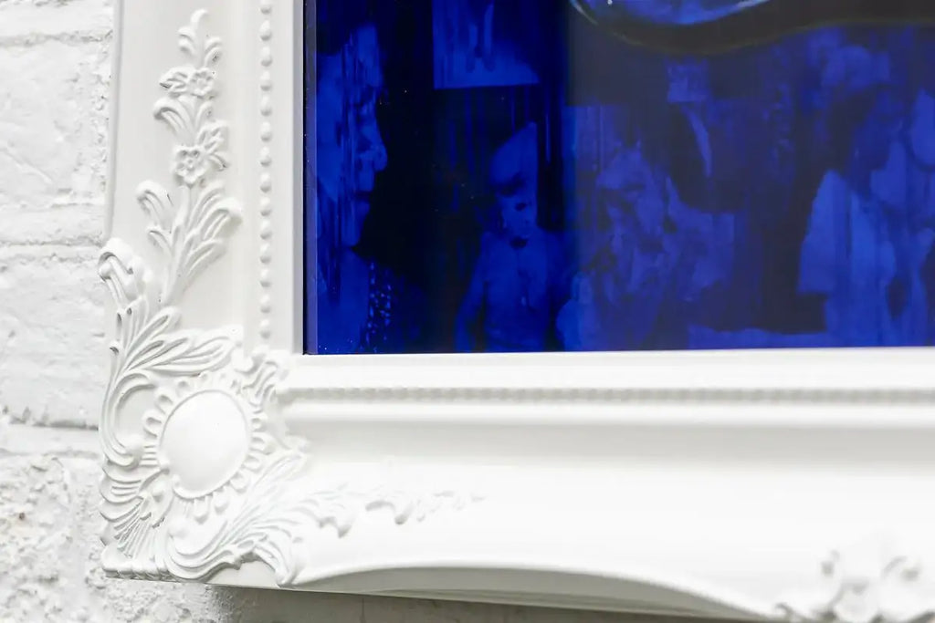 Blue Glass Queen - Edition by artist Mark Illuminati - Wyecliffe Galleries