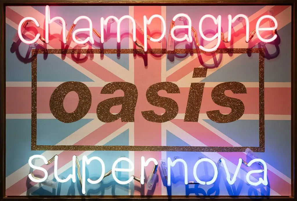Champagne Supernova - Original by artist Mark Illuminati - Wyecliffe Galleries