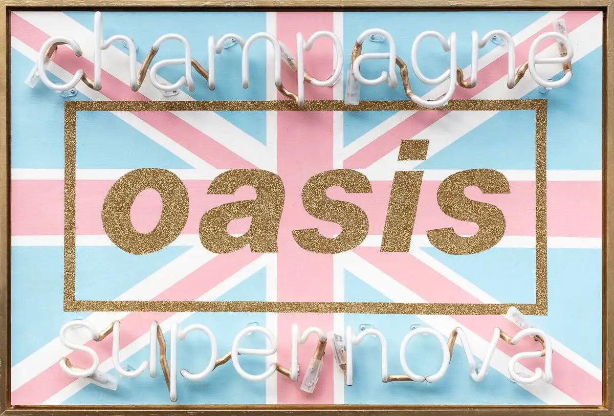 Champagne Supernova - Original by artist Mark Illuminati - Wyecliffe Galleries