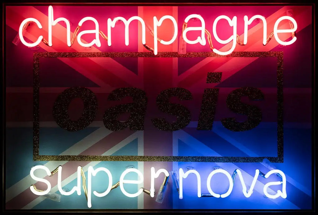 Champagne Supernova - Original by artist Mark Illuminati - Wyecliffe Galleries